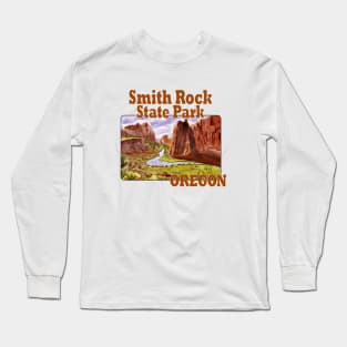 Smith Rock State Park, Oregon Long Sleeve T-Shirt